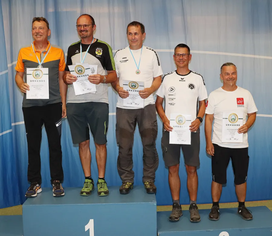Siegerehrung in der Masterklasse