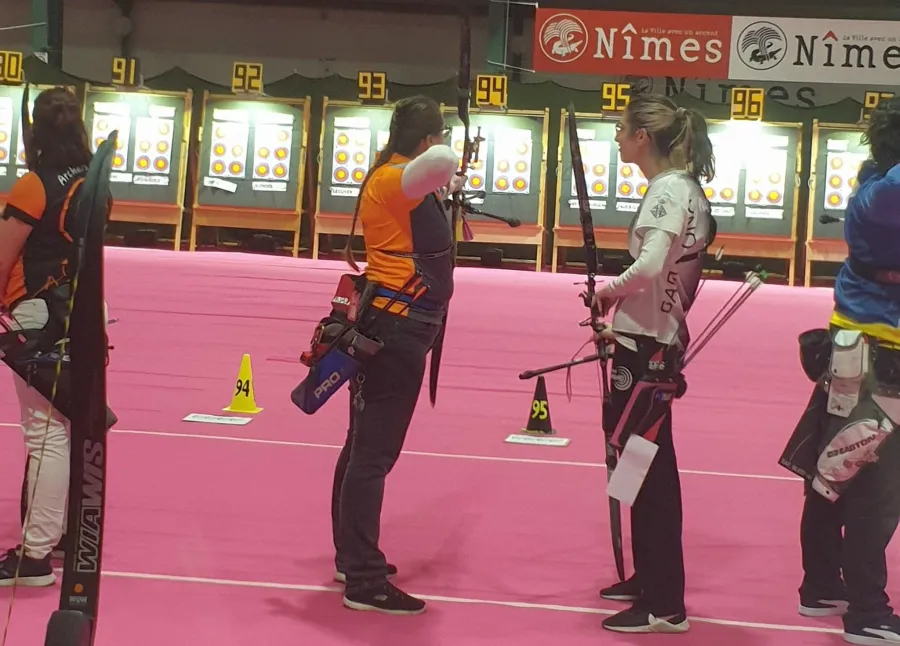 Megan an der Schießlinie - gegen über 100 Konkurrentinnen